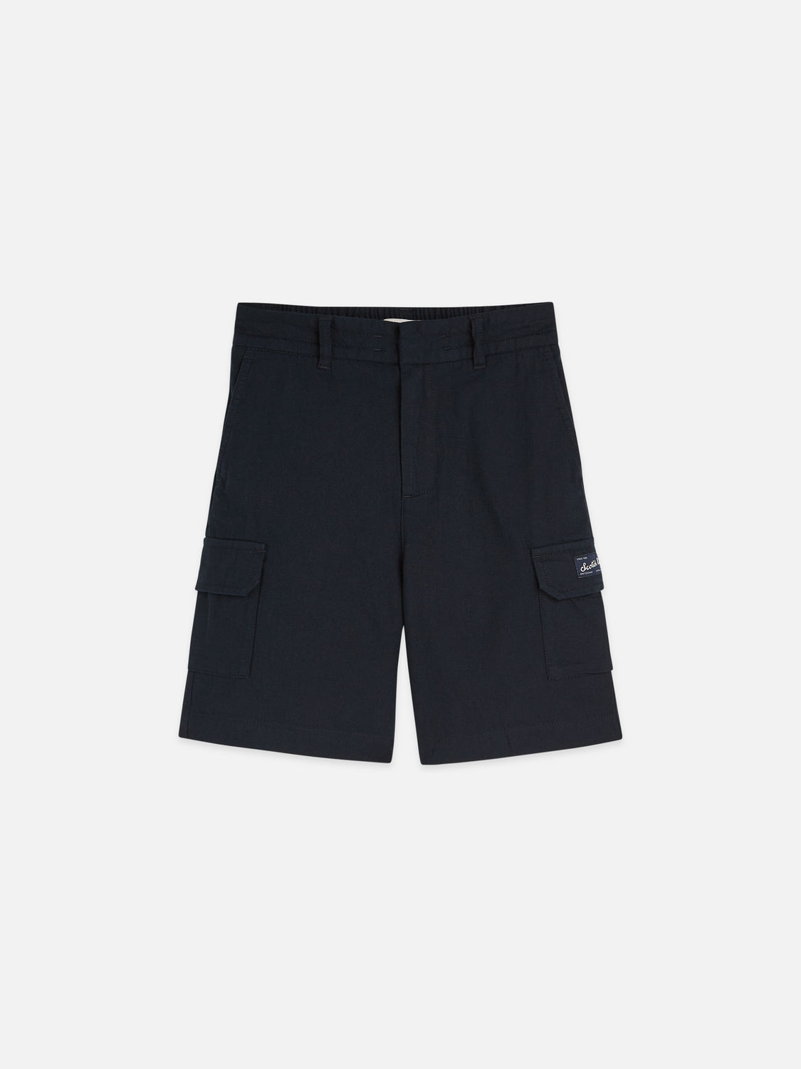 Boys' Cotton-Linen Cargo Shorts