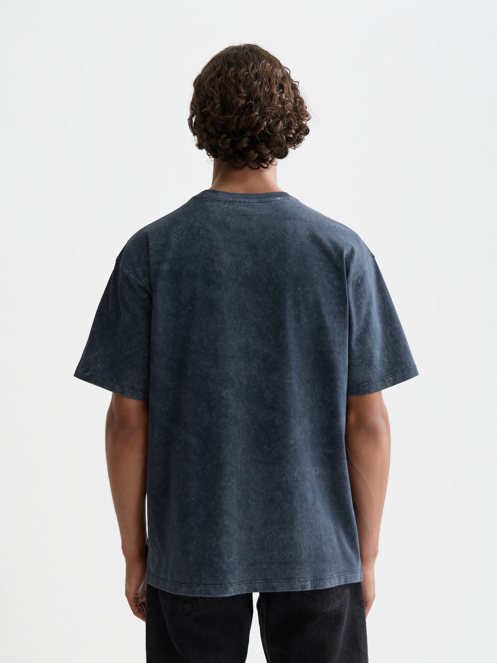 Front Artwork Relaxed-Fit Snow-Washed T-Shirt