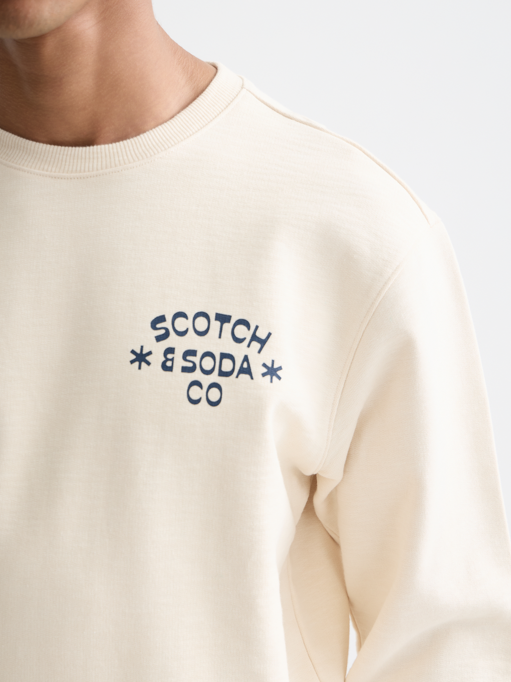 Chest Logo Regular-Fit Sweatshirt