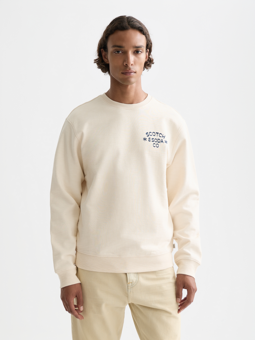 Chest Logo Regular-Fit Sweatshirt
