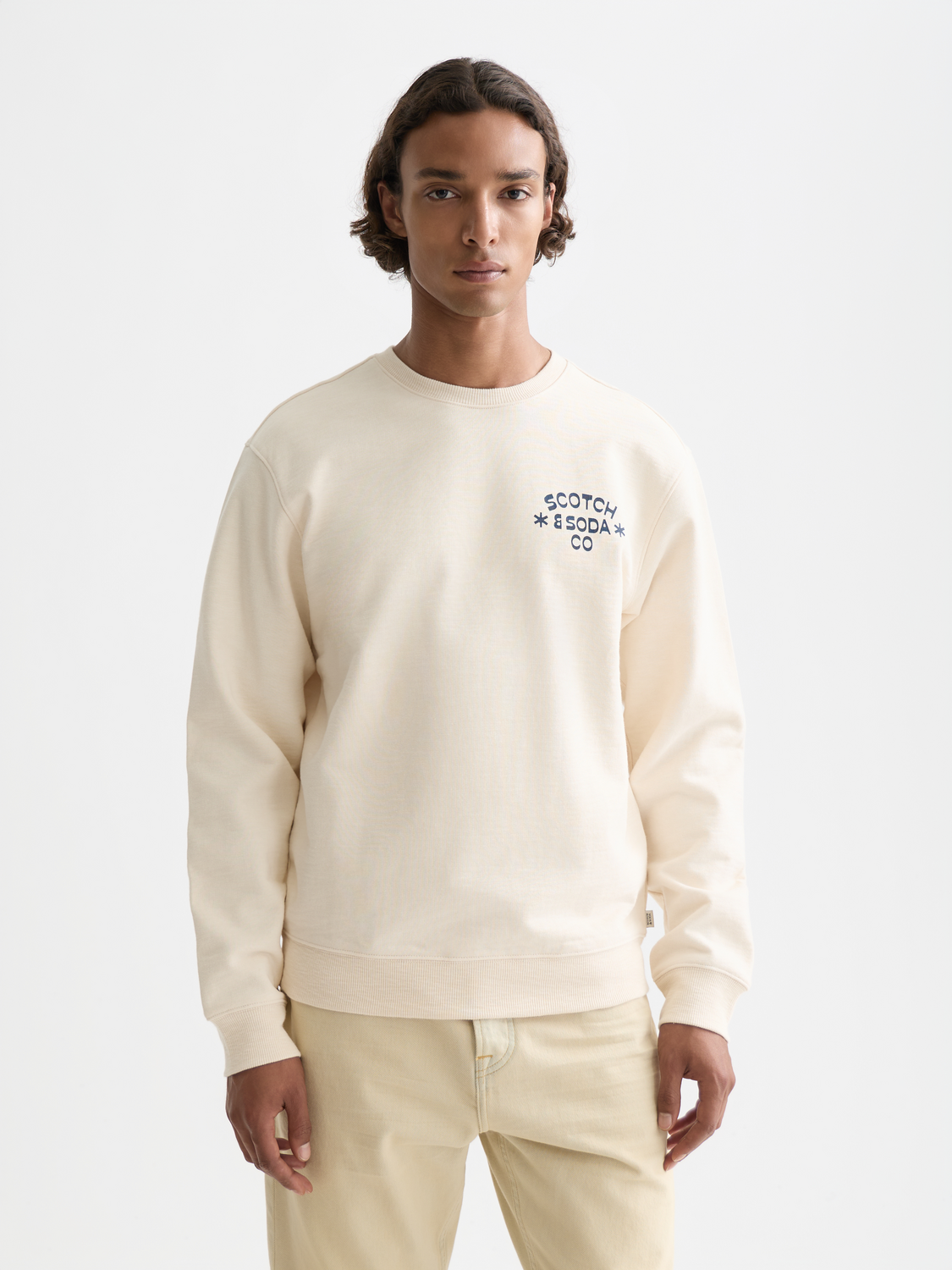 Chest Logo Regular-Fit Sweatshirt