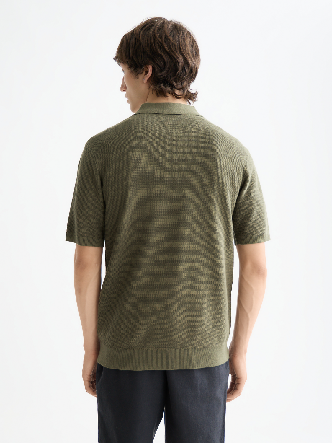 Essentials – Structured Knitted Regular Fit Polo