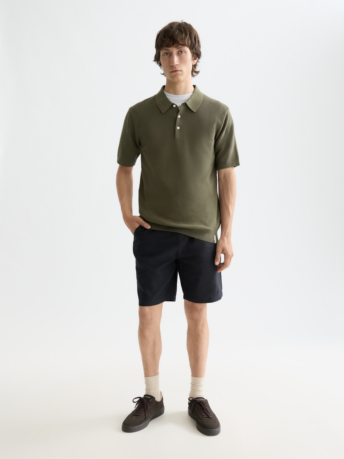 Essentials – Structured Knitted Regular Fit Polo