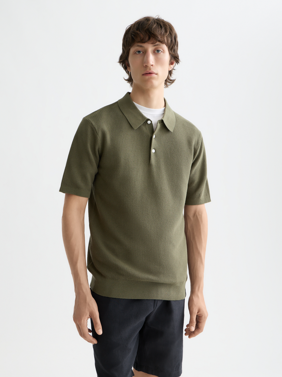 Essentials – Structured Knitted Regular Fit Polo
