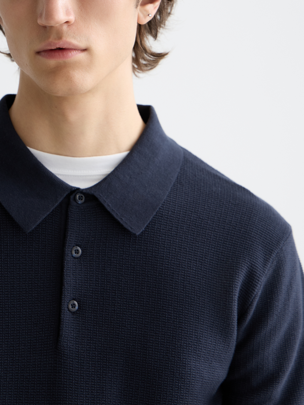 Essentials – Structured Knitted Regular Fit Polo