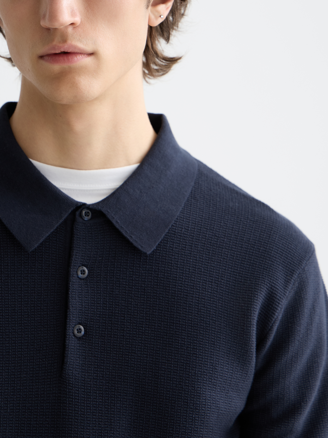 Essentials – Structured Knitted Regular Fit Polo