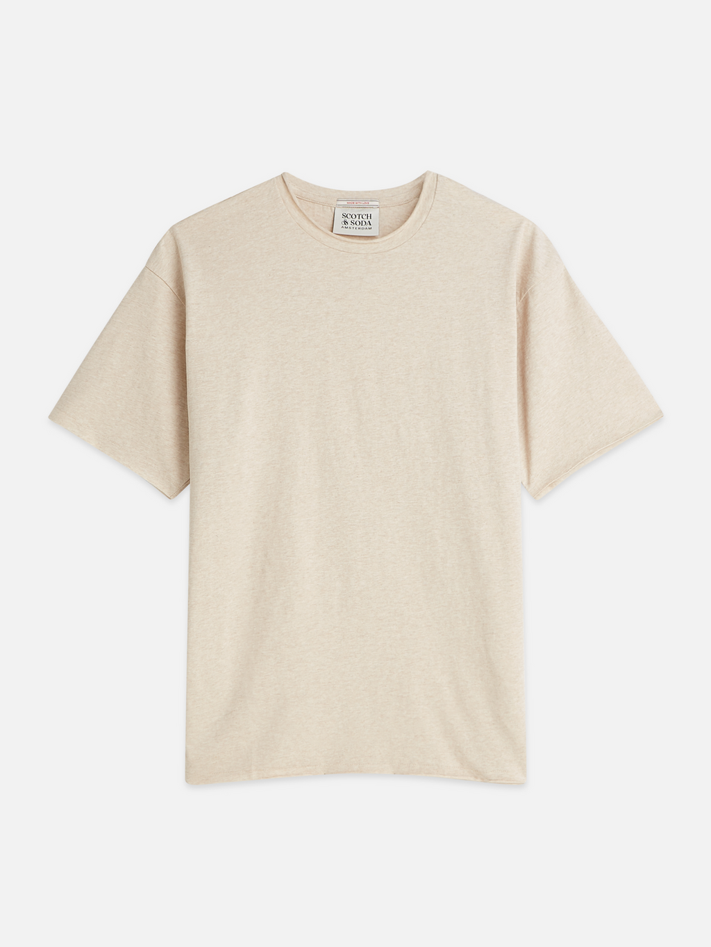 Essentials Raw-Edged Relaxed-Fit Garment-Dyed T-Shirt