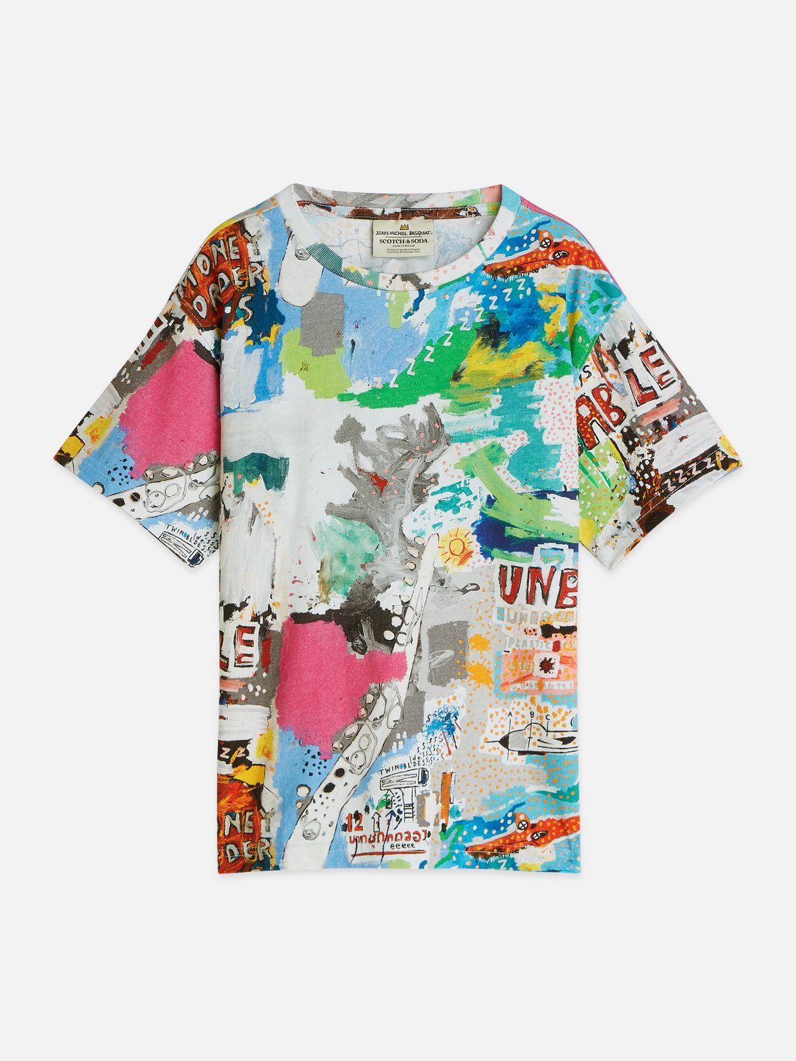 Scotch & Soda x Basquiat Boys' Printed Relaxed-Fit T-Shirt