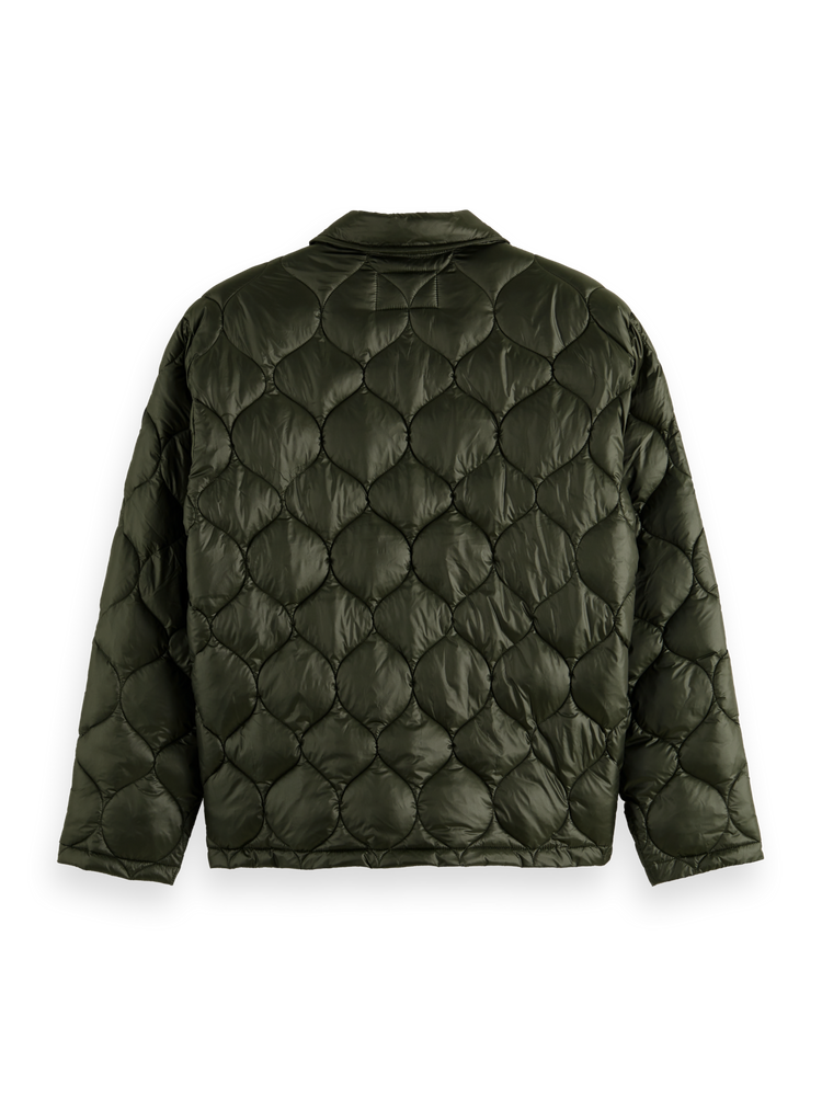 Scotch and soda sales quilted shirt jacket