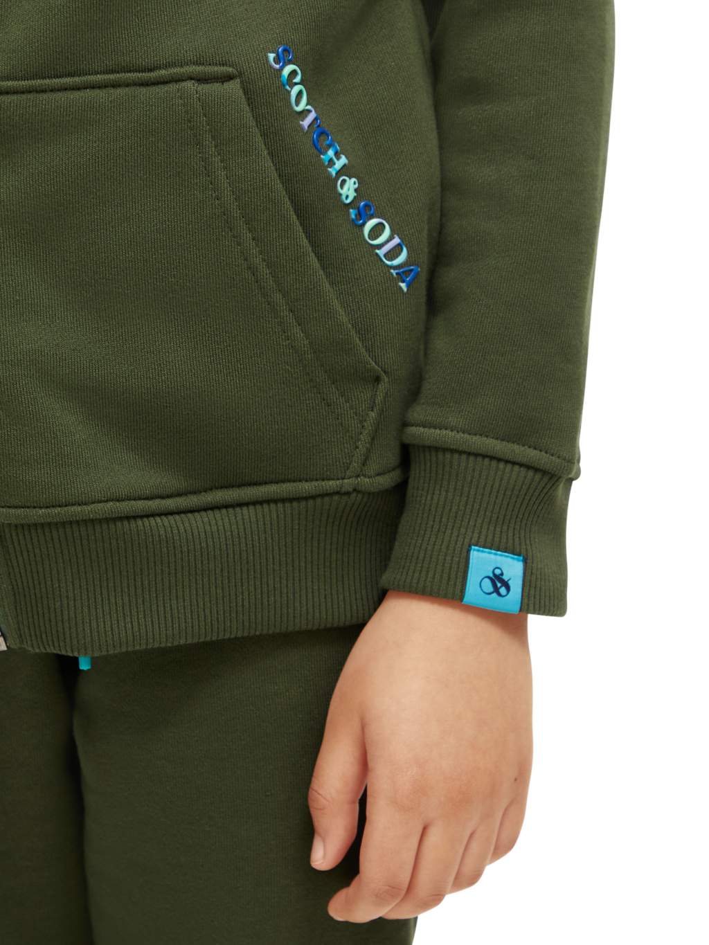 Boys' Relaxed Fit Zip-Through Hoodie In Organic Cotton