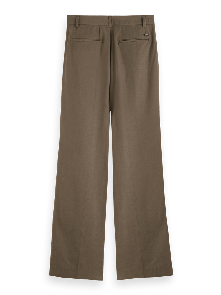 Drapey Mid-Rise Wide Leg Pant