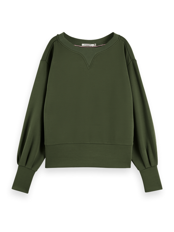 Pearly V-neck ultra-soft sweatshirt, Scotch & Soda, Women's Sweatshirts &  Hoodies