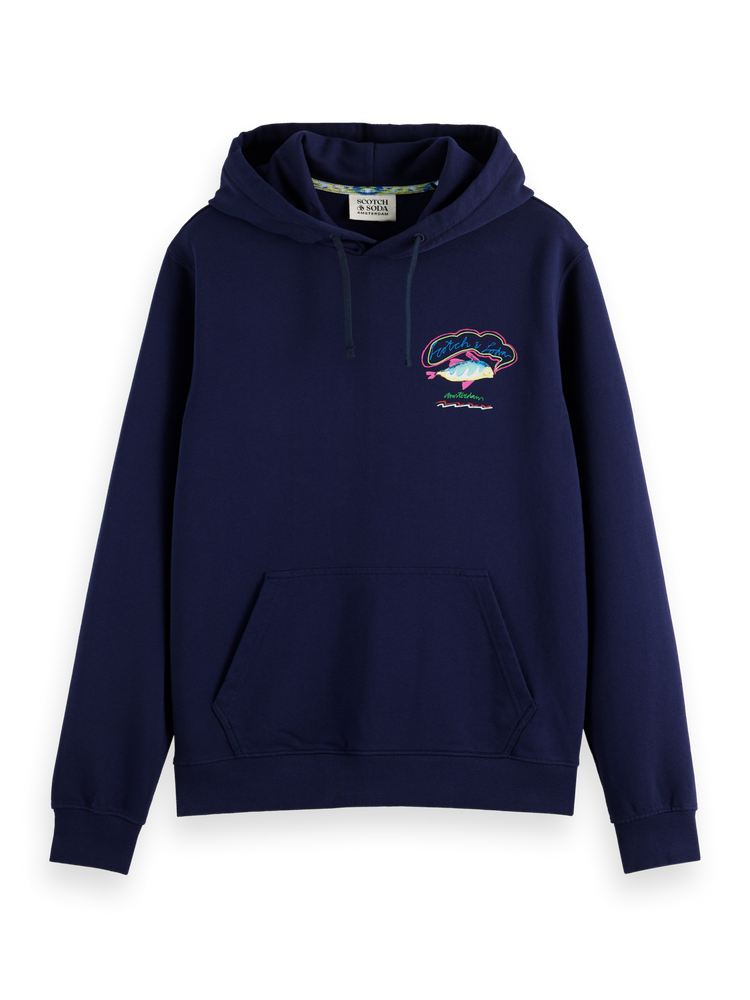 Front Back Artwork Hoodie Scotch Soda