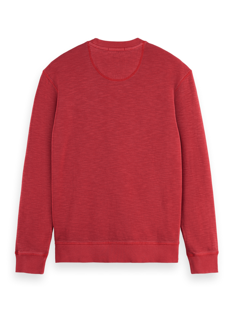 Garment Dye Structured Sweatshirt | Scotch & Soda