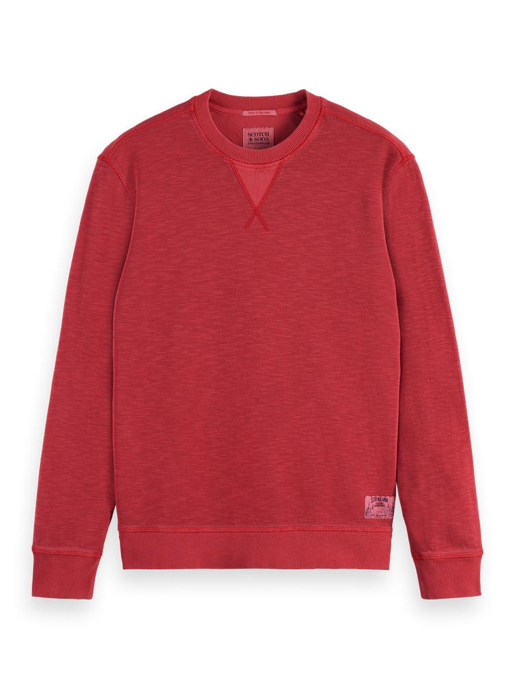 Garment Dye Structured Sweatshirt