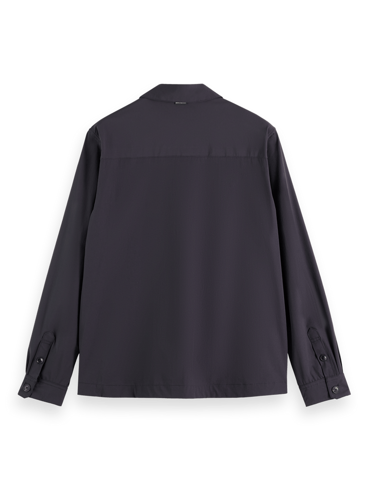 Nylon-Blend Overshirt Back