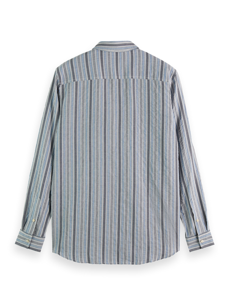 Lightweight Dobby Stripe Button Down Shirt