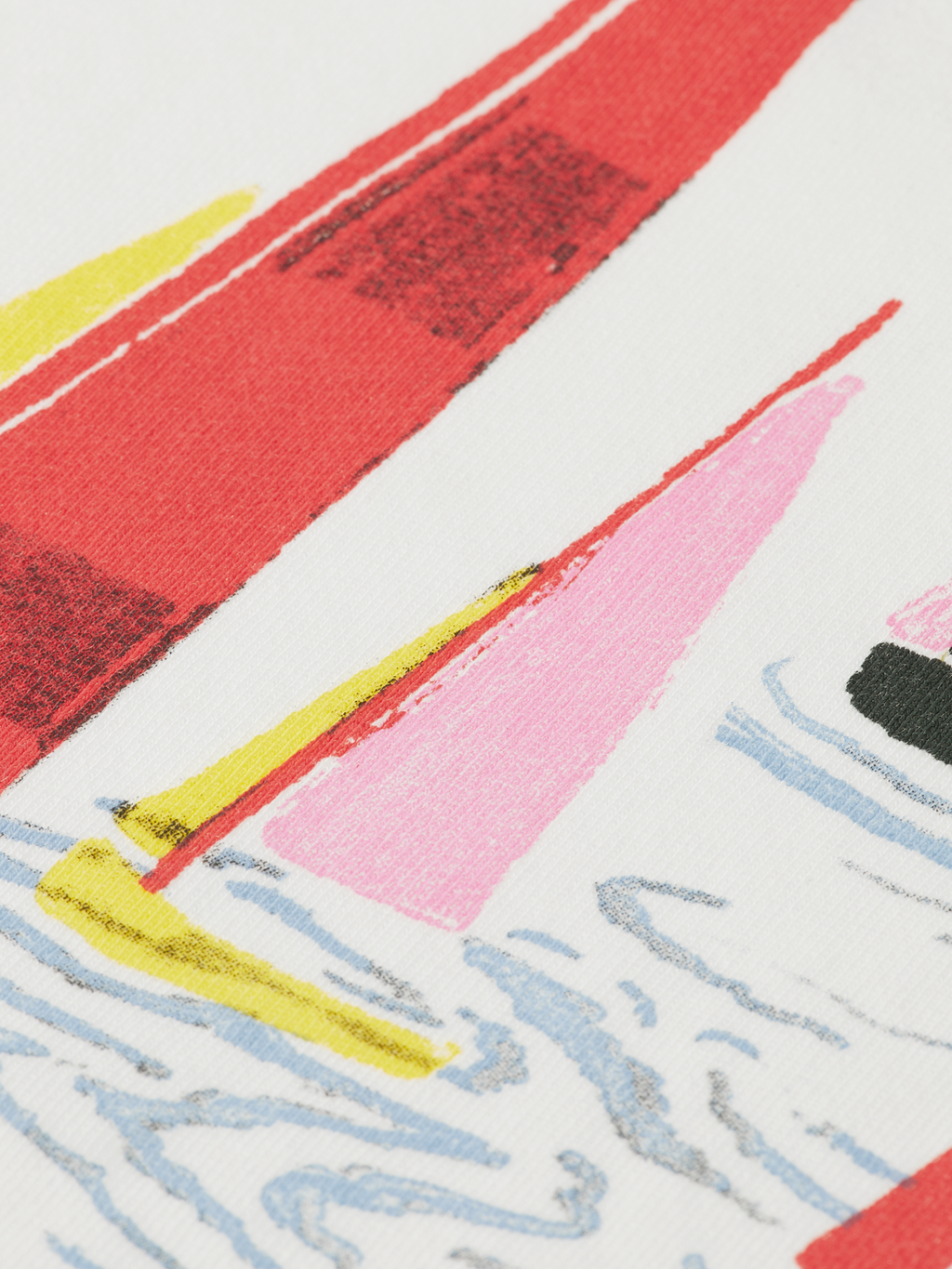 Go With The Flow Printed Hoodie