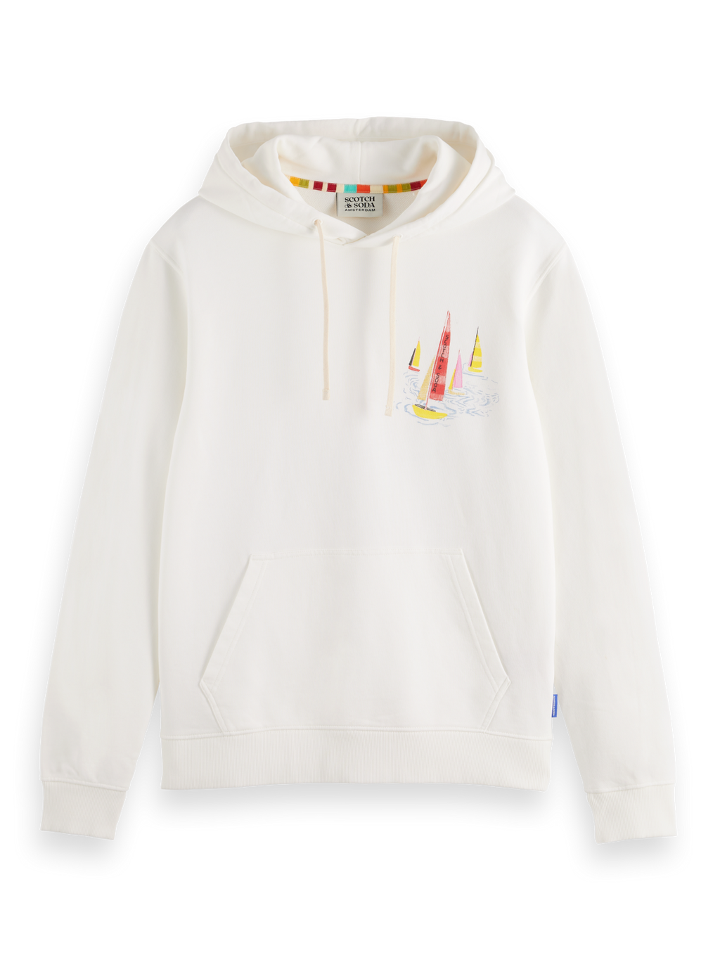 Go With The Flow Printed Hoodie