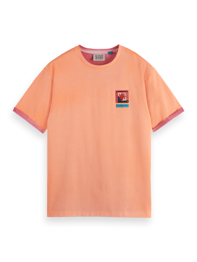 Two Colour Sprayed T-Shirt