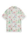 Allover Printed Viscose Short Sleeve Shirt