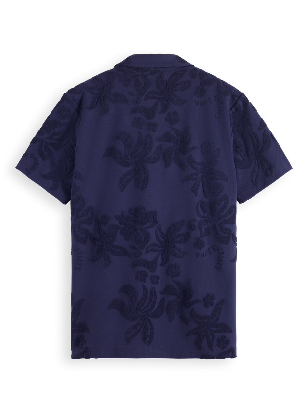 Terry Jacquard Short Sleeve Shirt