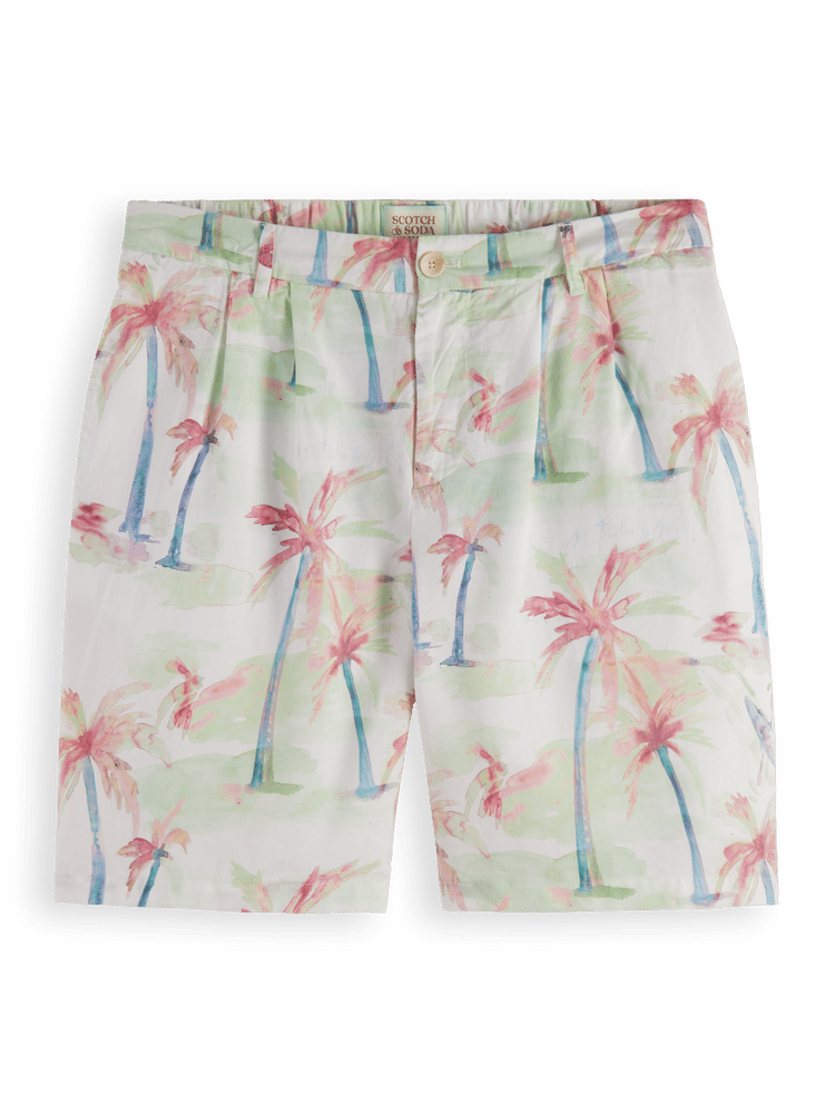 Twilt - Printed Pleated Bermuda Shorts