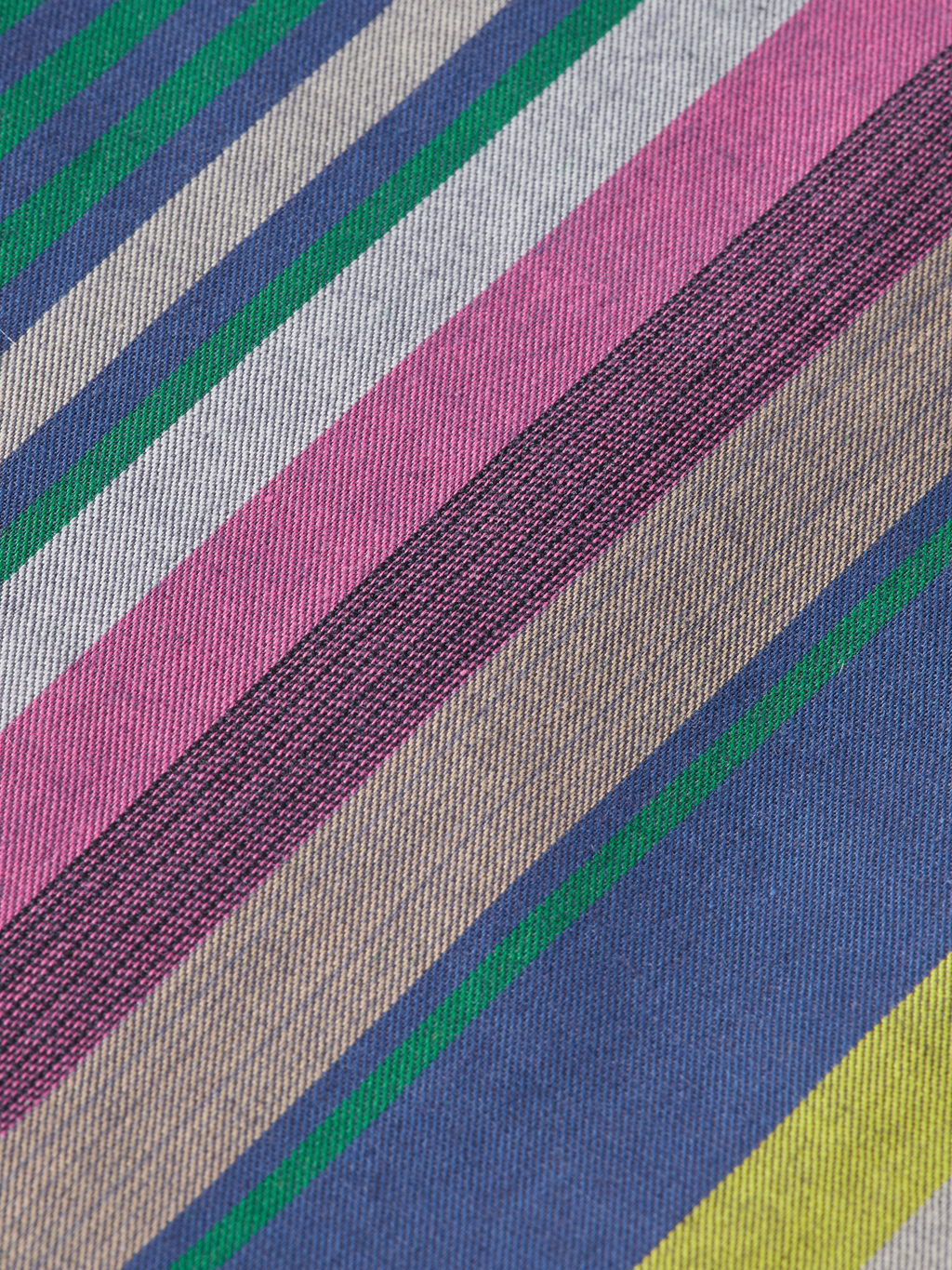 Twilt Blanket-Striped Cotton-Twill Short