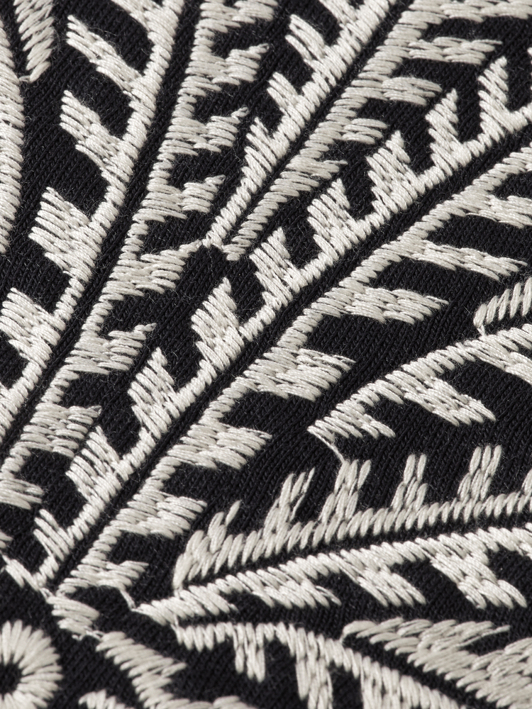 Palm Tree Embroidery Hoodie