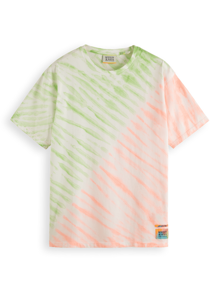 Diagonal Tie Dye T-Shirt