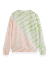 Diagonal Tie-Dyed Sweatshirt