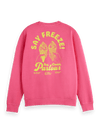 Garment-Dyed Artwork Sweatshirt