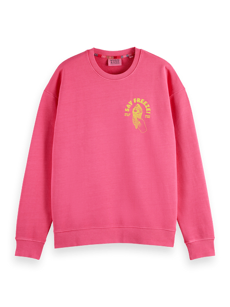 Garment-Dyed Artwork Sweatshirt | Scotch & Soda