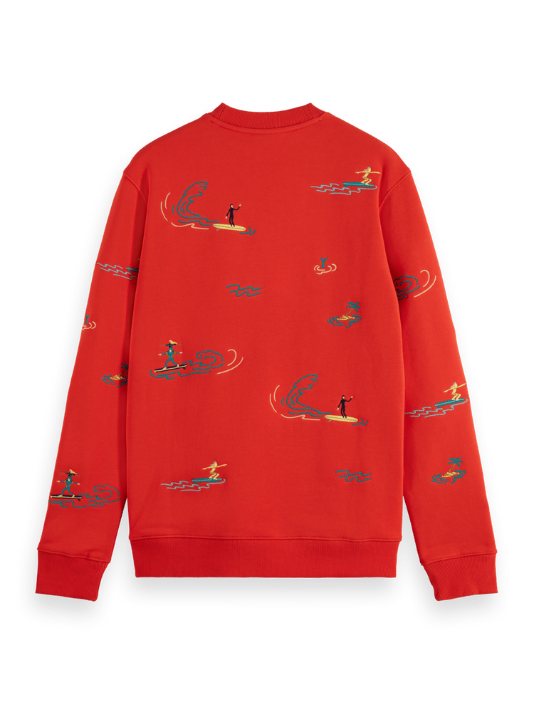 Surf Embroidered Sweatshirt
