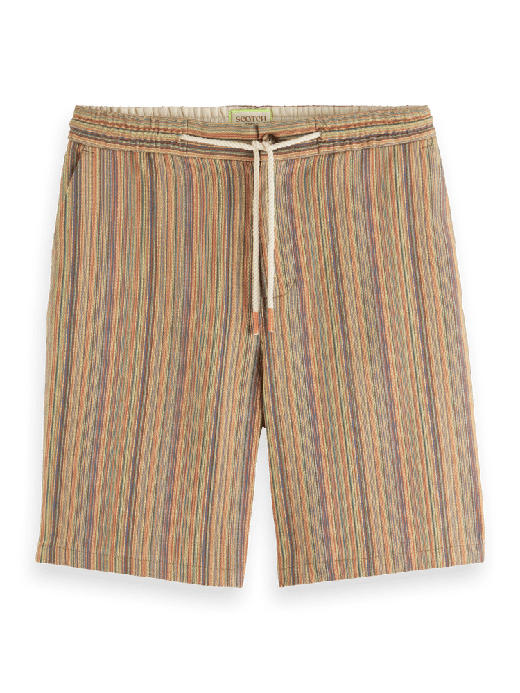 Fave Multi-Colored Striped Bermuda Shorts