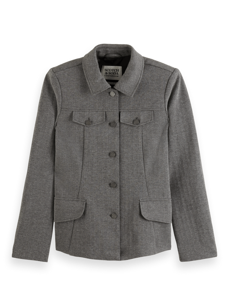 Tailored Melange Jacket