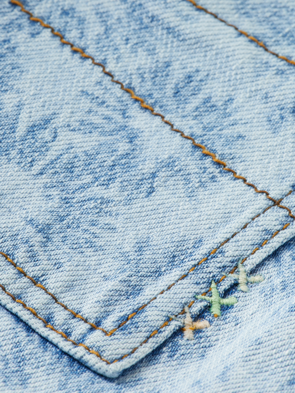 Girls' The Wave Wide Leg Jeans | Abstract Floral