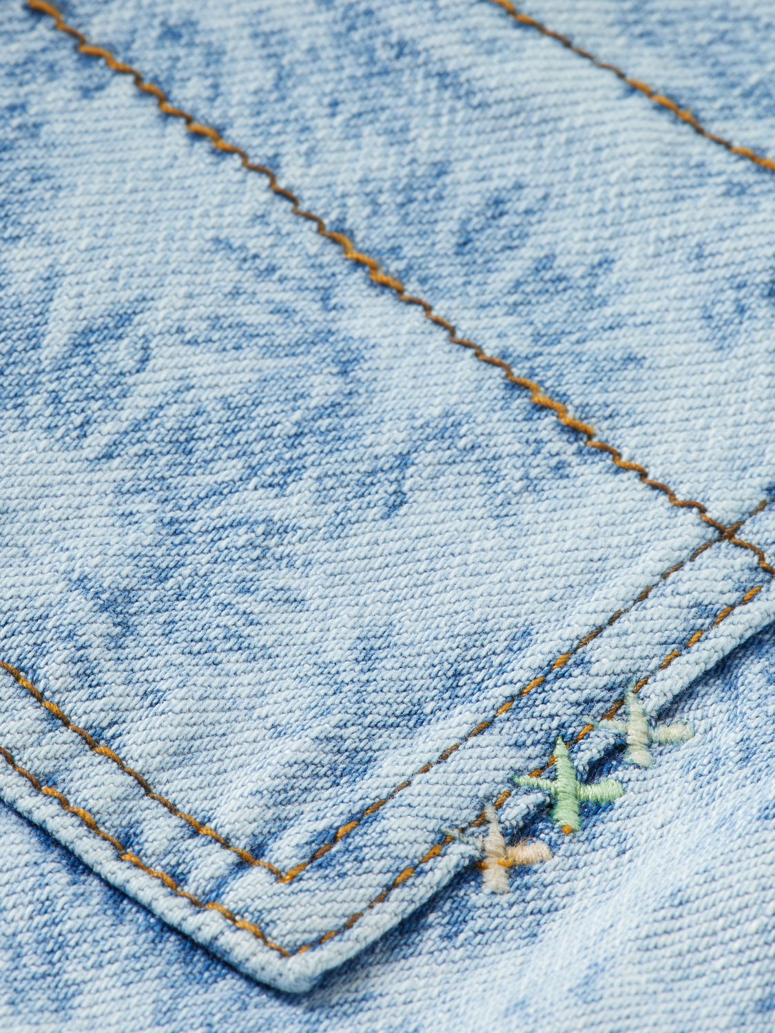 Girls' The Wave Wide Leg Jeans | Abstract Floral