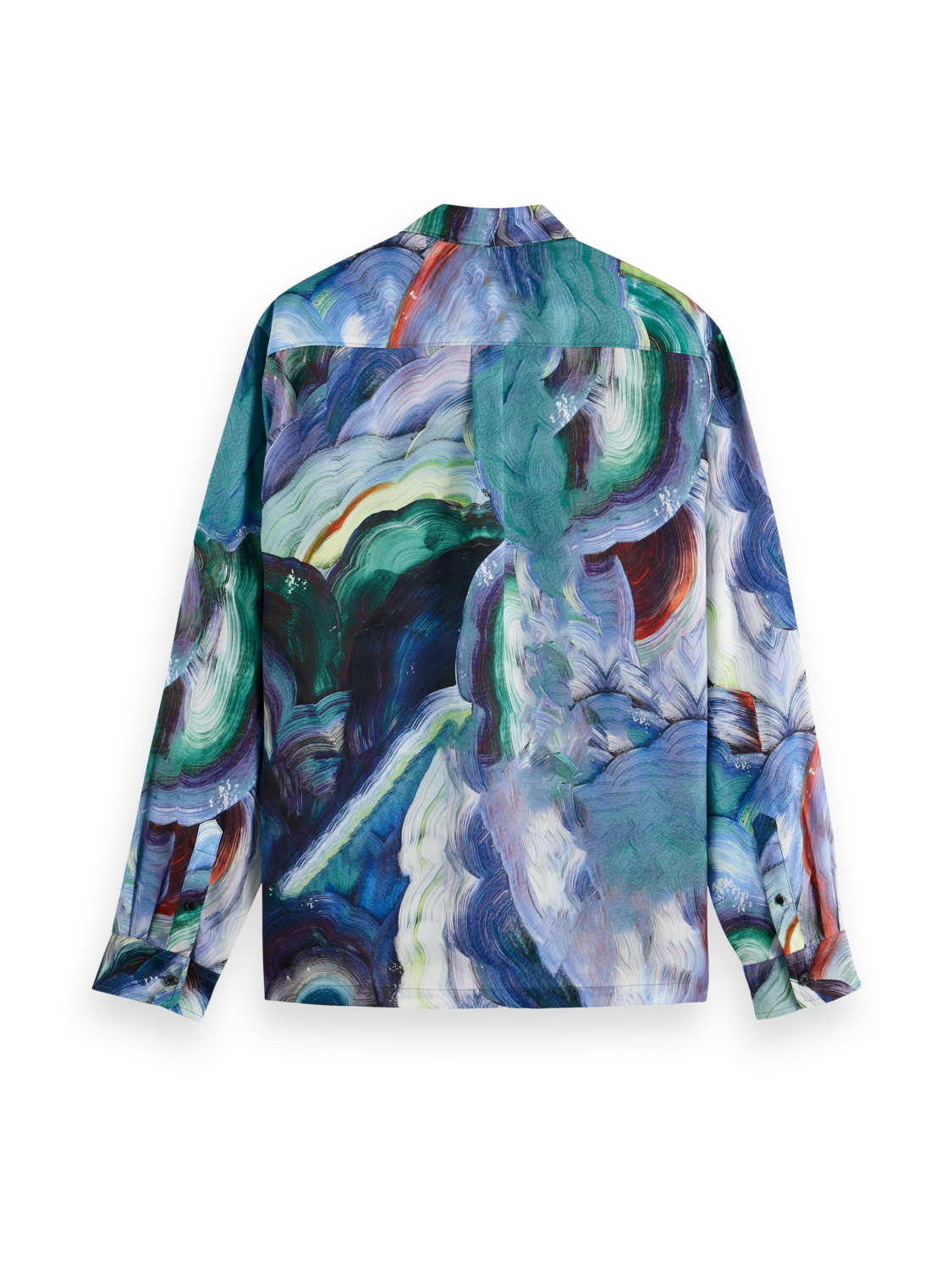 Relaxed Fit Abstract Print Shirt