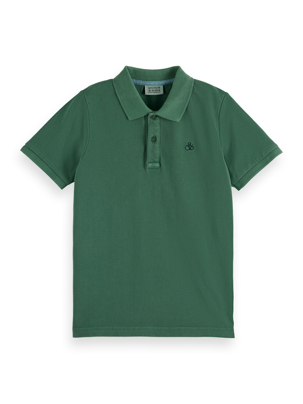 Boys' Garment-dyed pique polo