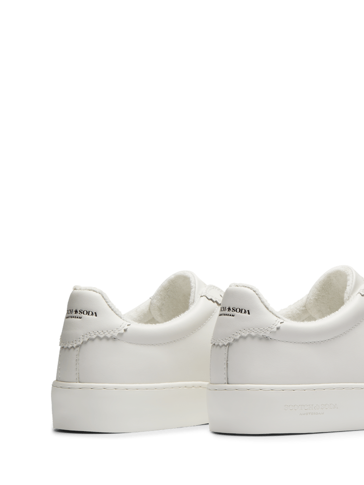 Plakka Leather Sneaker | Scotch & Soda