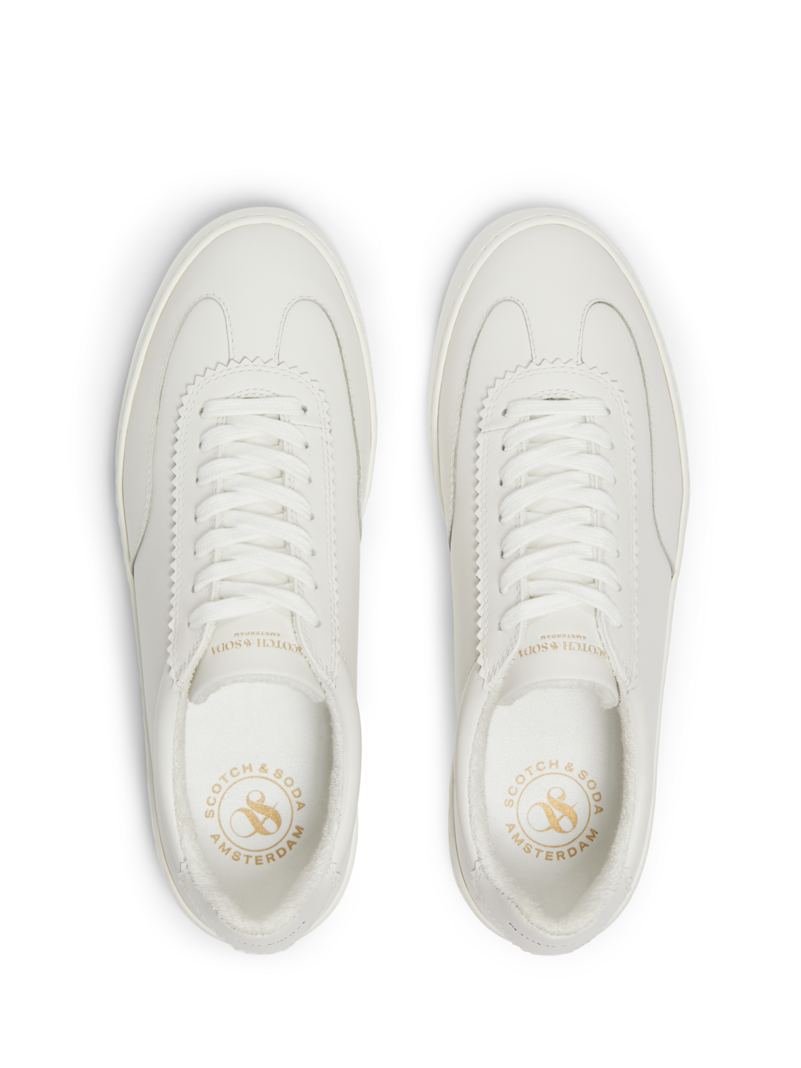 Plakka Men's Leather Sneaker – Scotch Soda - Main Image