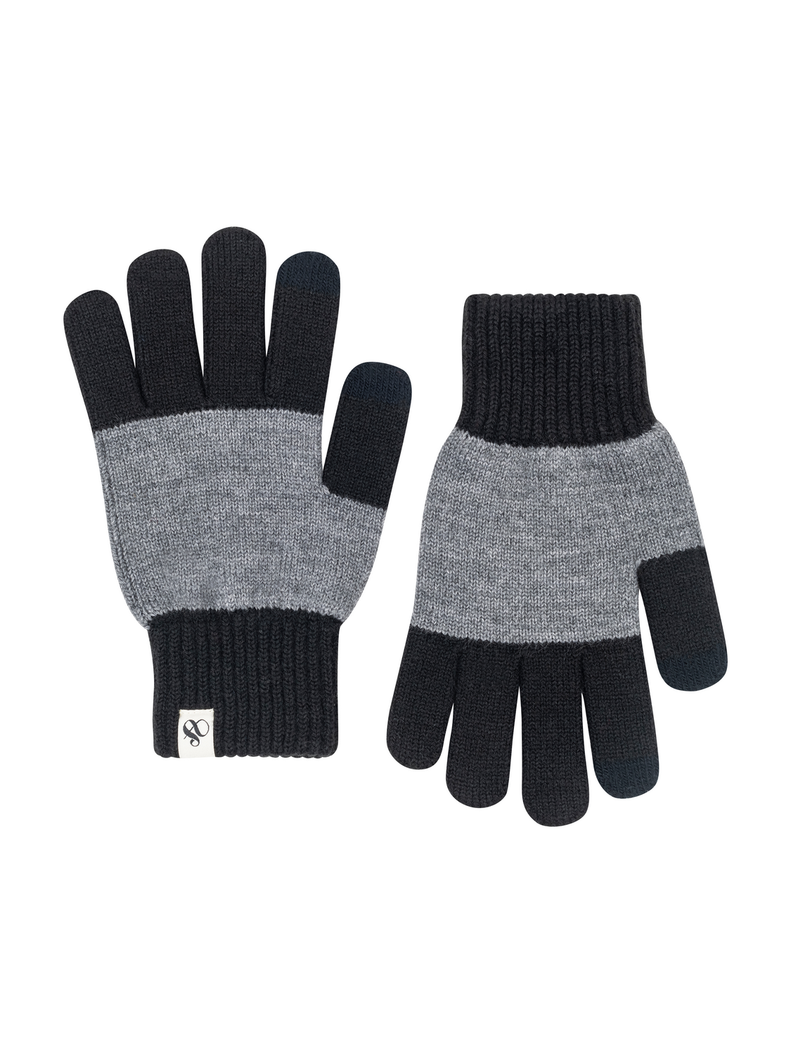 Color Block Knit Glove