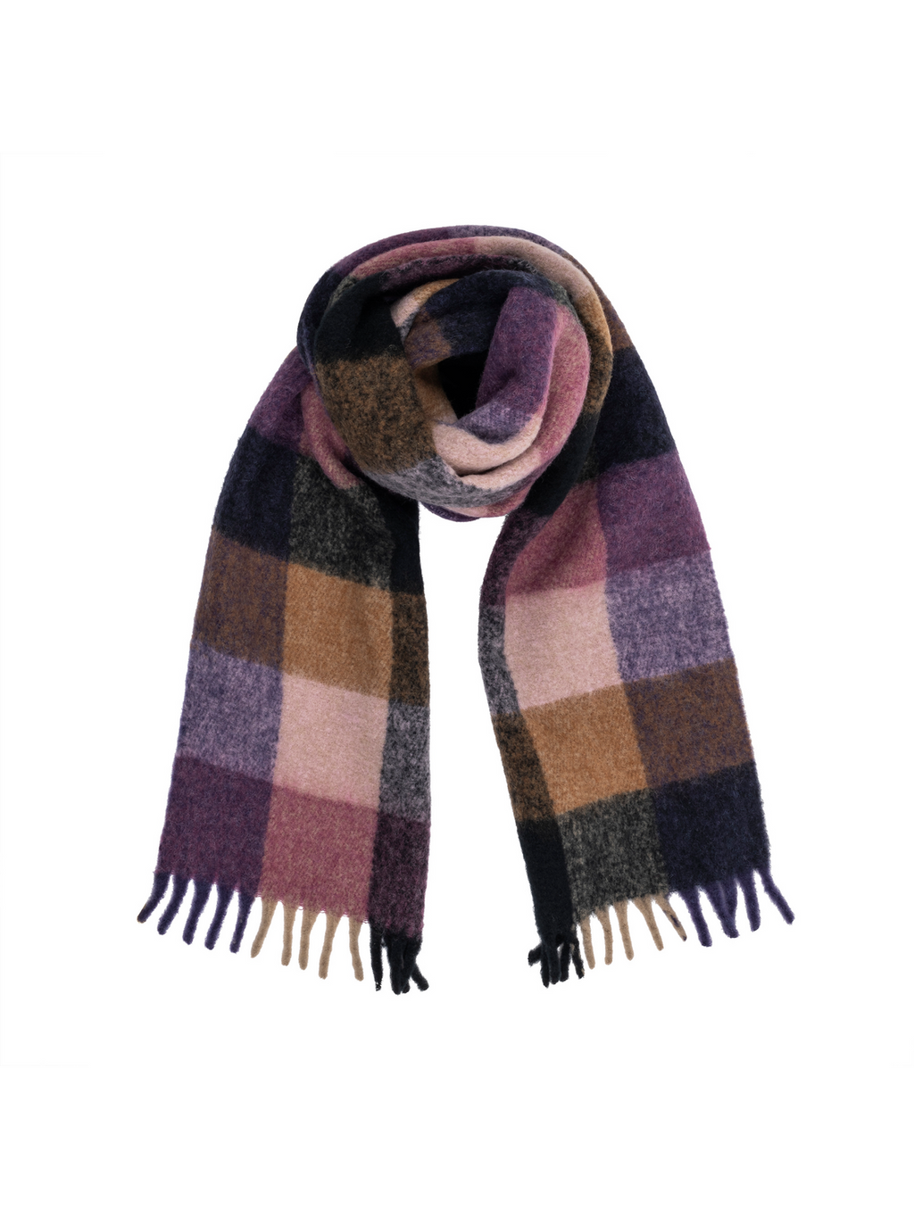 Woven Buffalo Check Scarf
