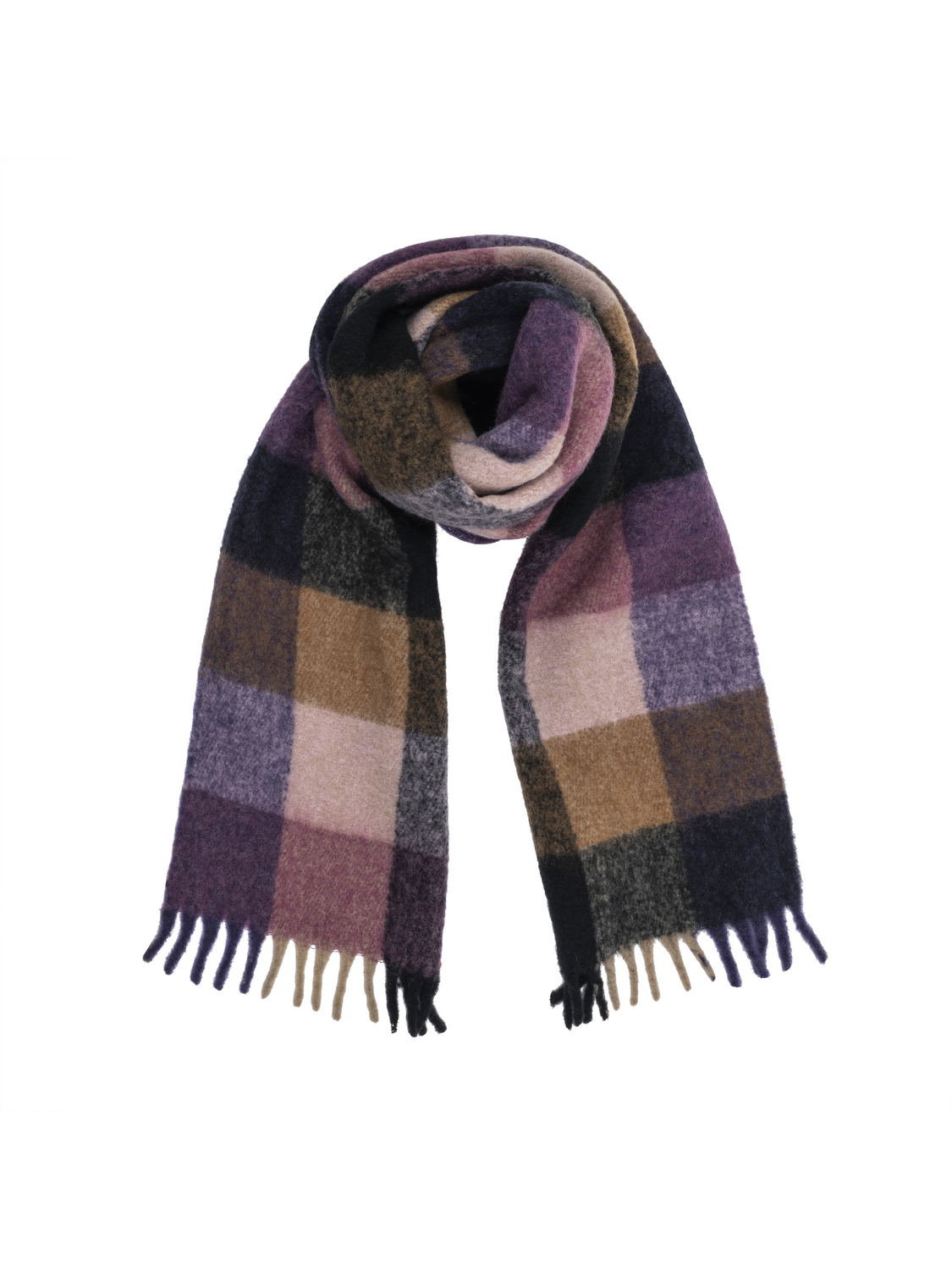 Woven Buffalo Check Scarf