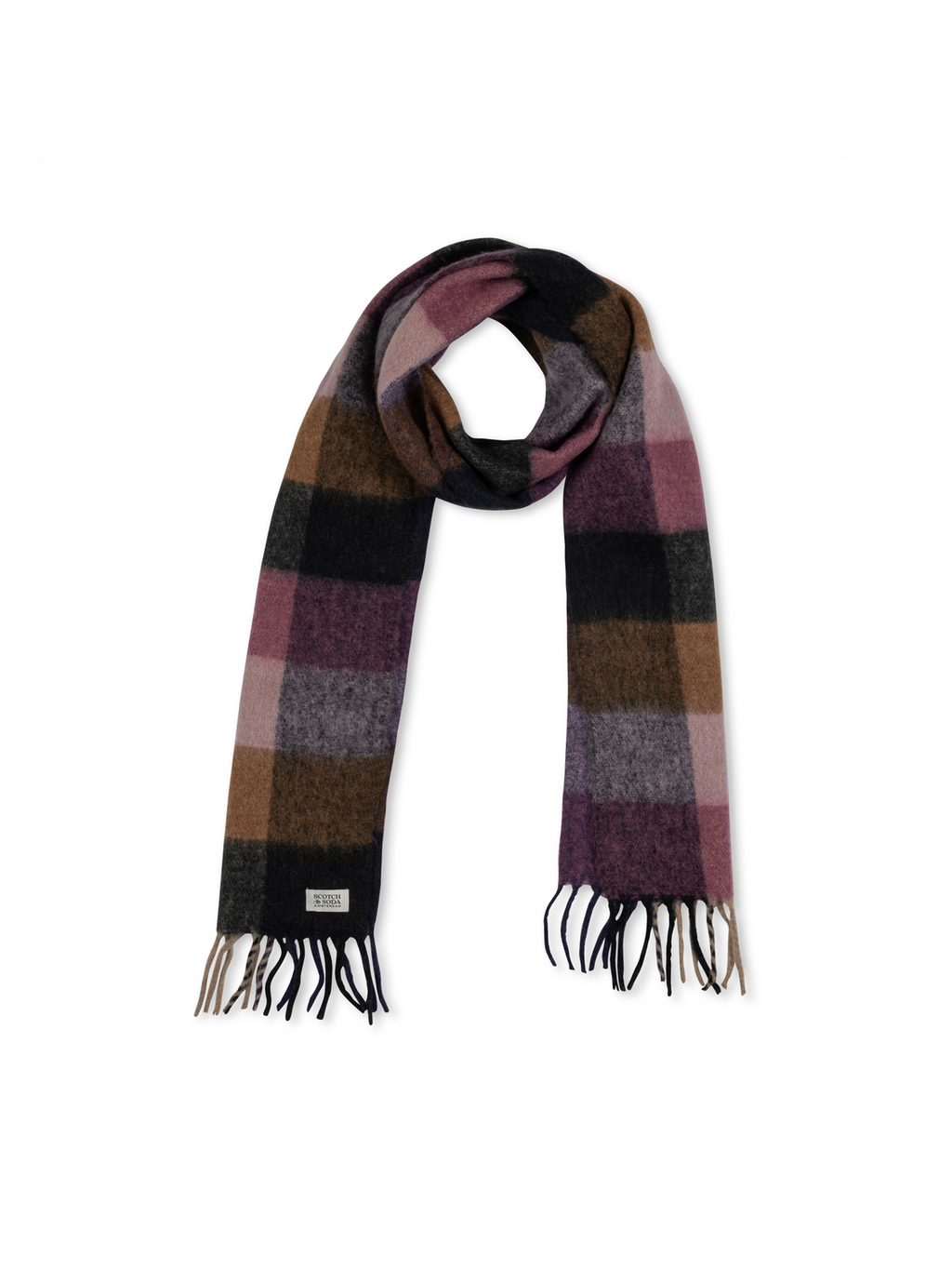 Woven Buffalo Check Scarf