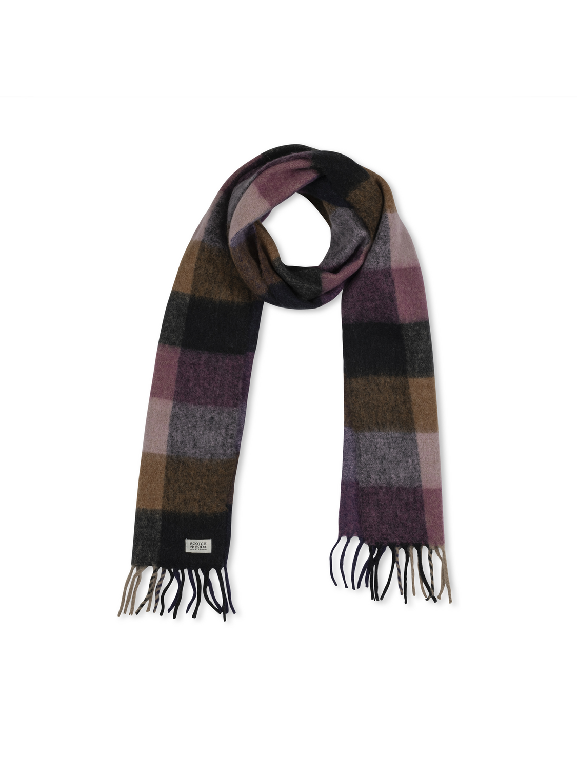 Woven Buffalo Check Scarf