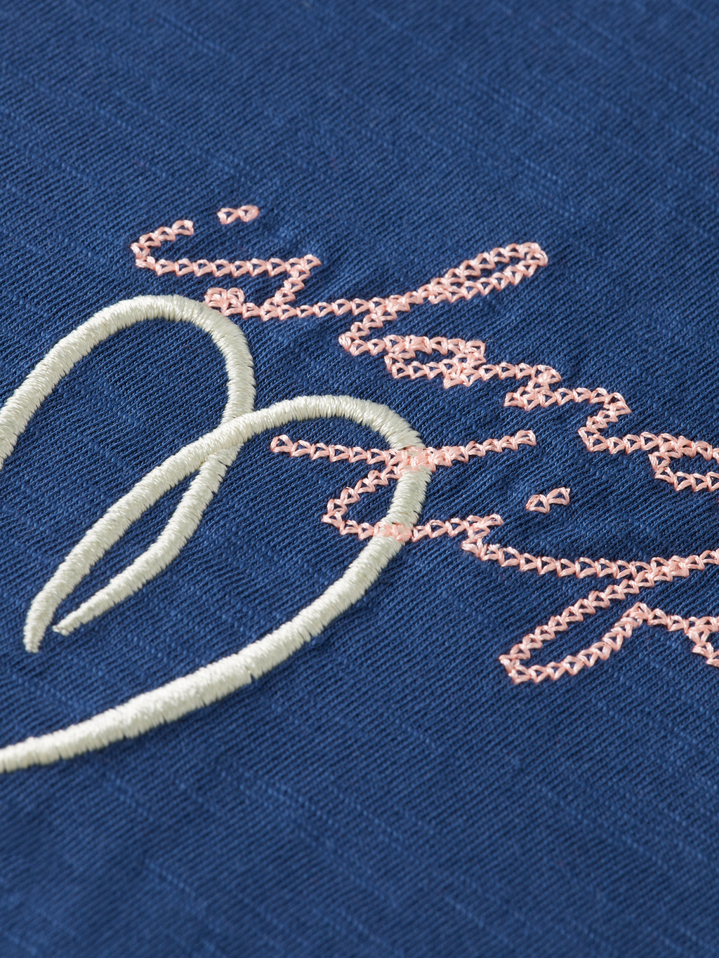 Embroidered Island Life Regular-Fit T-Shirt