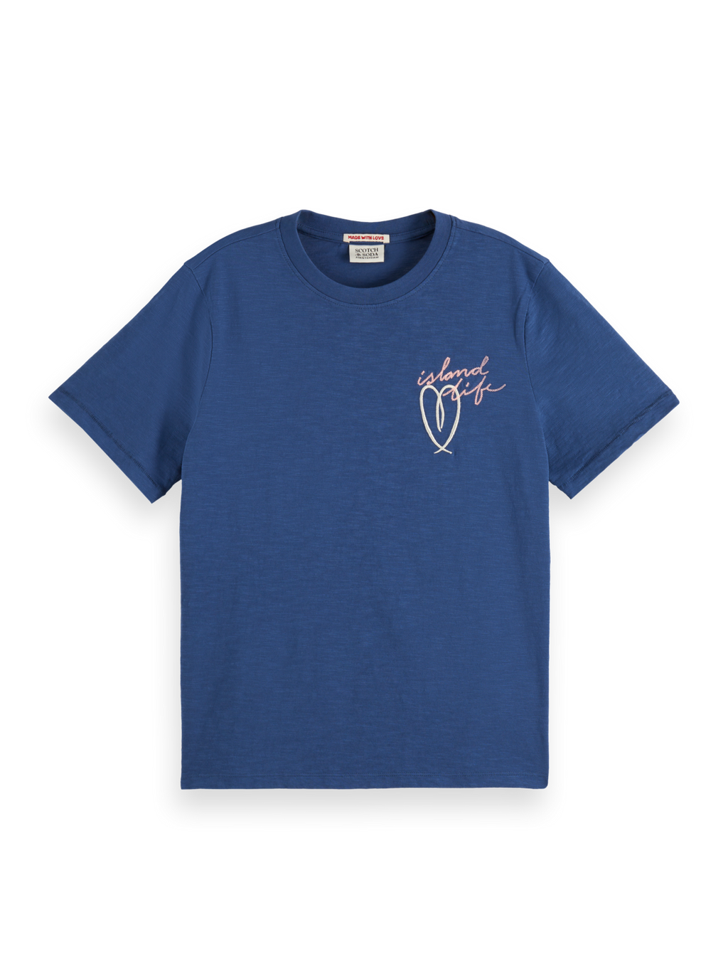 Embroidered Island Life Regular-Fit T-Shirt