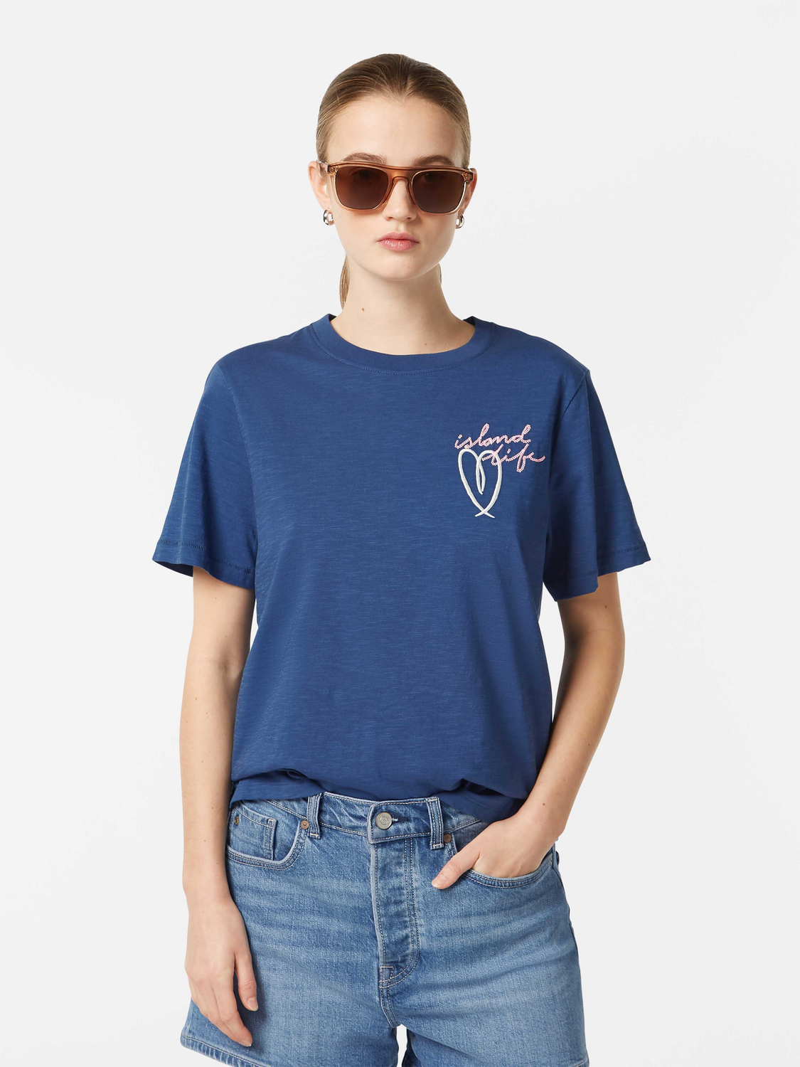 LLICA Tシャツ AT&T PARK 2016 XL Embroidered Island Life Regular-Fit T-Shirt – Scotch & Soda